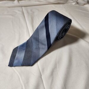 Vintage Sears Men's Store Blue Striped 57‎ Inch Tie